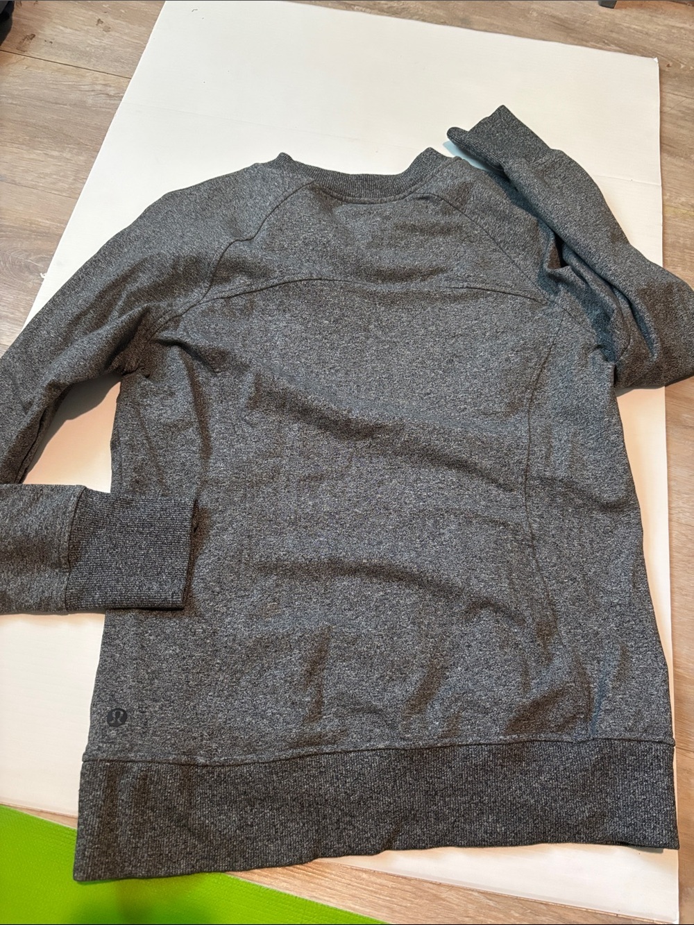 lululemon athletica crewneck Pullover Sweatshirt - Charcoal Gray Size 6